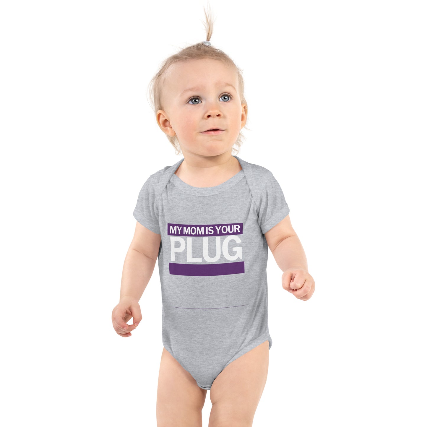 PLUG | Onesie | Purple Logo