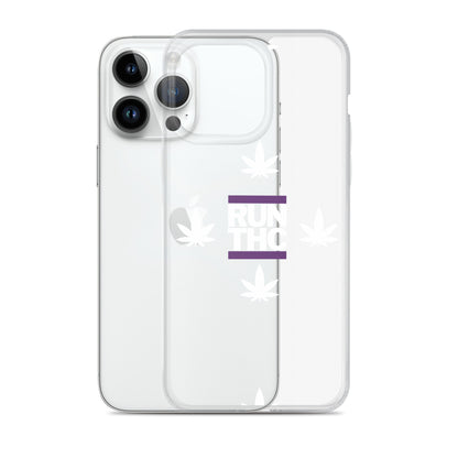 Clear Case for iPhone® - RUNTHC Logo - TWOSTARS