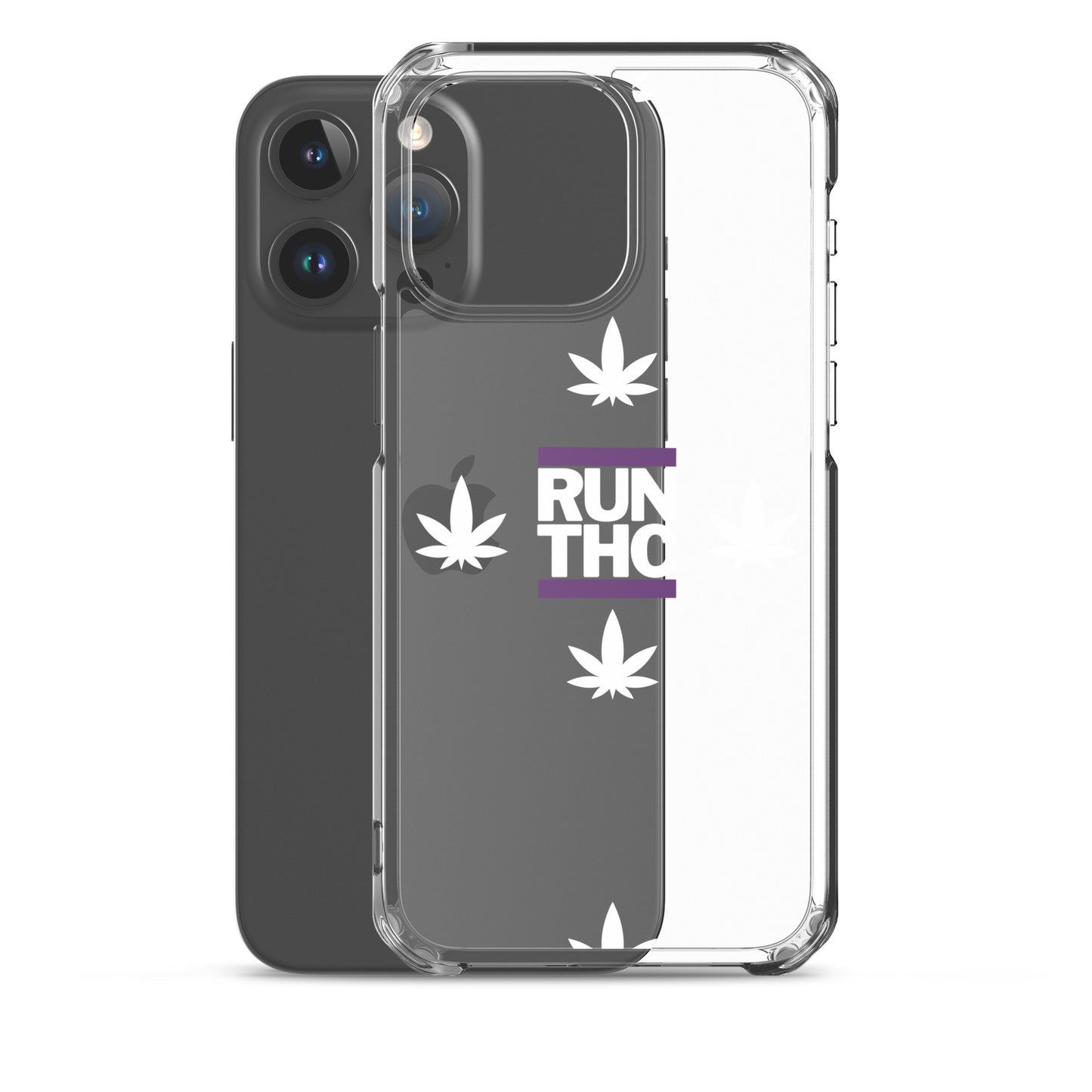 Clear Case for iPhone® - RUNTHC Logo - TWOSTARS