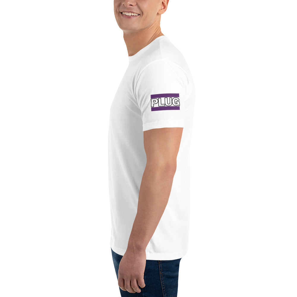 Short Sleeve T-shirt - PLUG LOGO - PURPLE