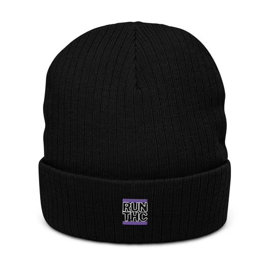 Ribbed knit beanie | RUNTHC | Purple |