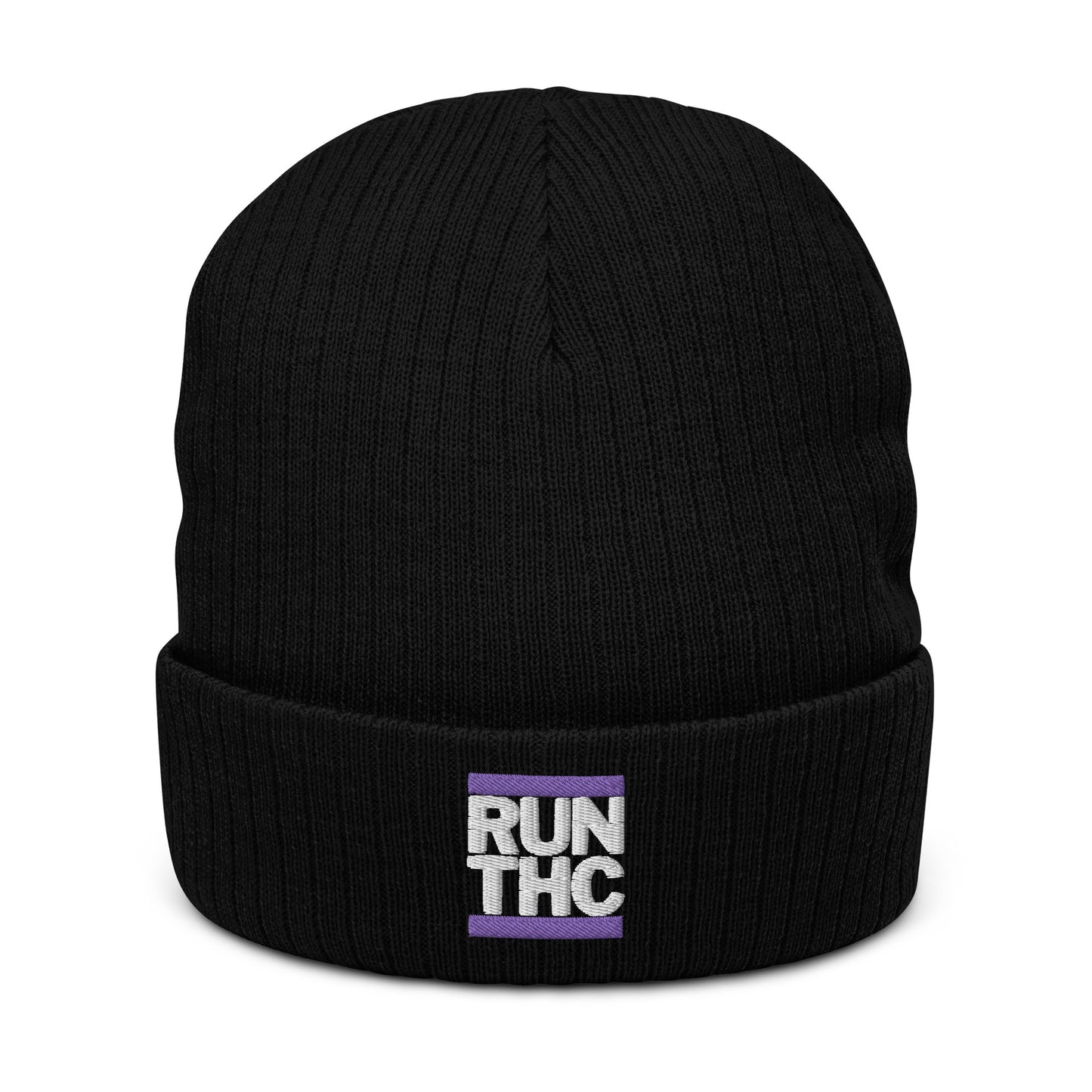 Ribbed knit beanie | RUNTHC | Purple |