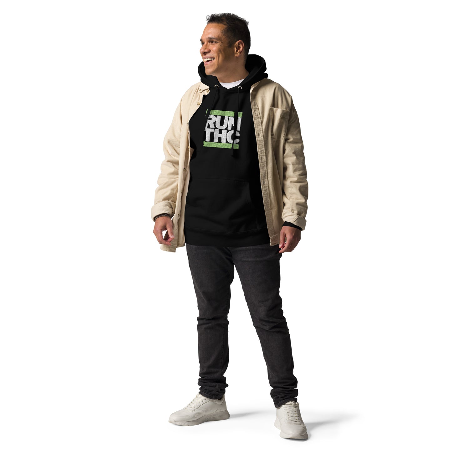 RUN THC | Unisex Hoodie | Green Logo