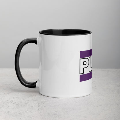 PLUG | Mug with Color Inside | Purple Logo