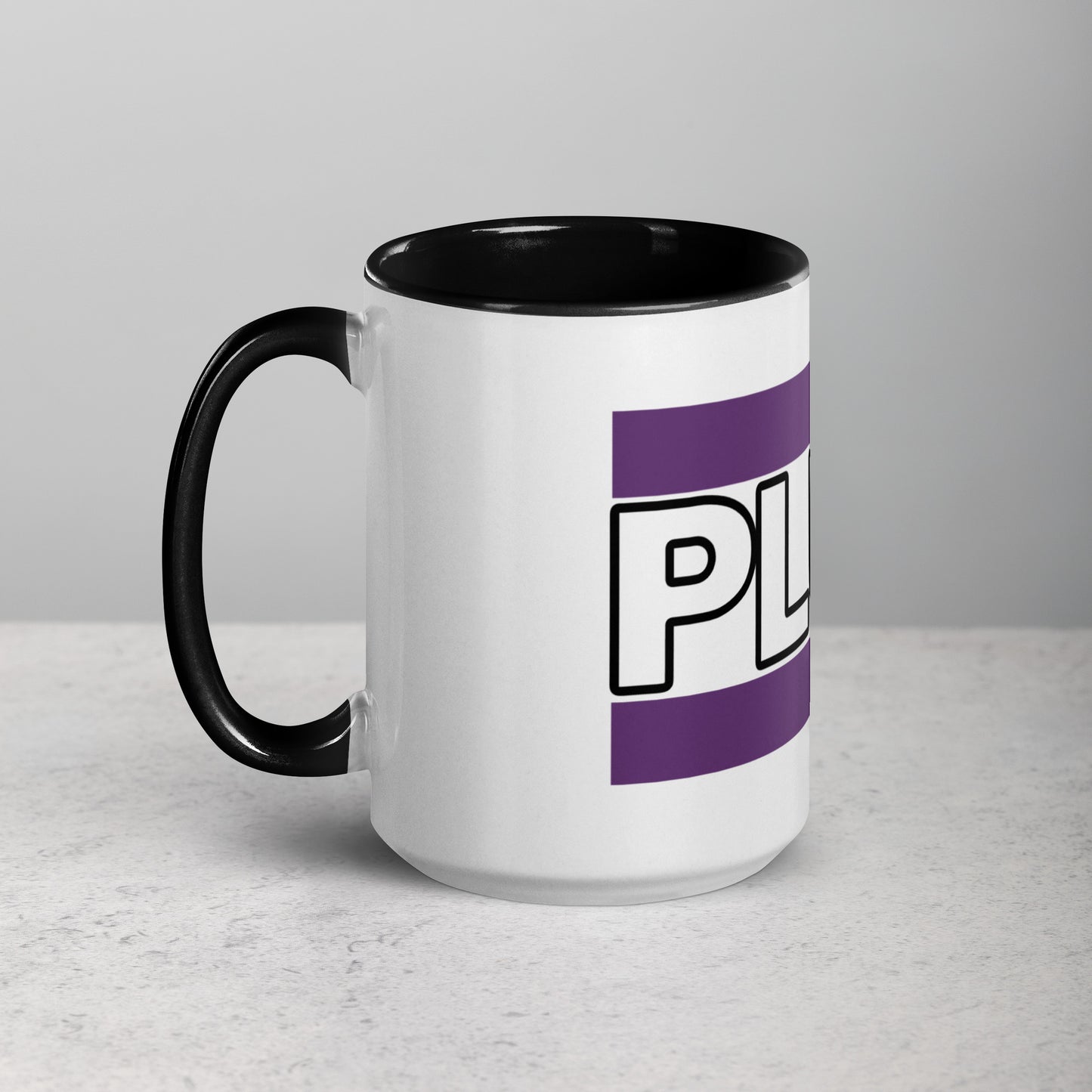 PLUG | Mug with Color Inside | Purple Logo