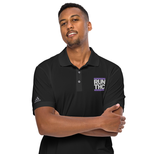 RUN THC | PURP Adidas Performance Polo