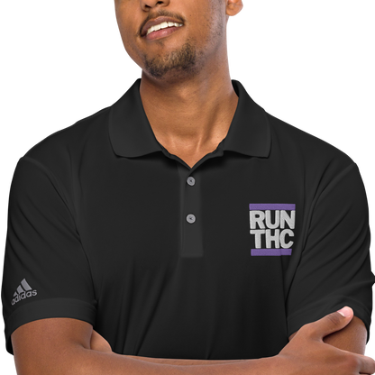 RUN THC | PURP Adidas Performance Polo